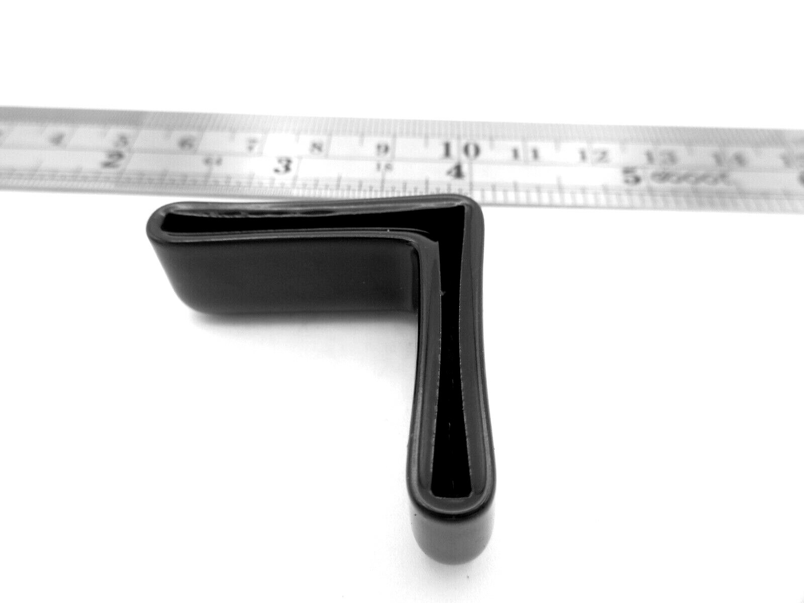 1 1/4″ x 1 1/4″ Angle Iron End Cap Cover Push-On Fit 1/8″ Thick Metal 1/2″ Cover