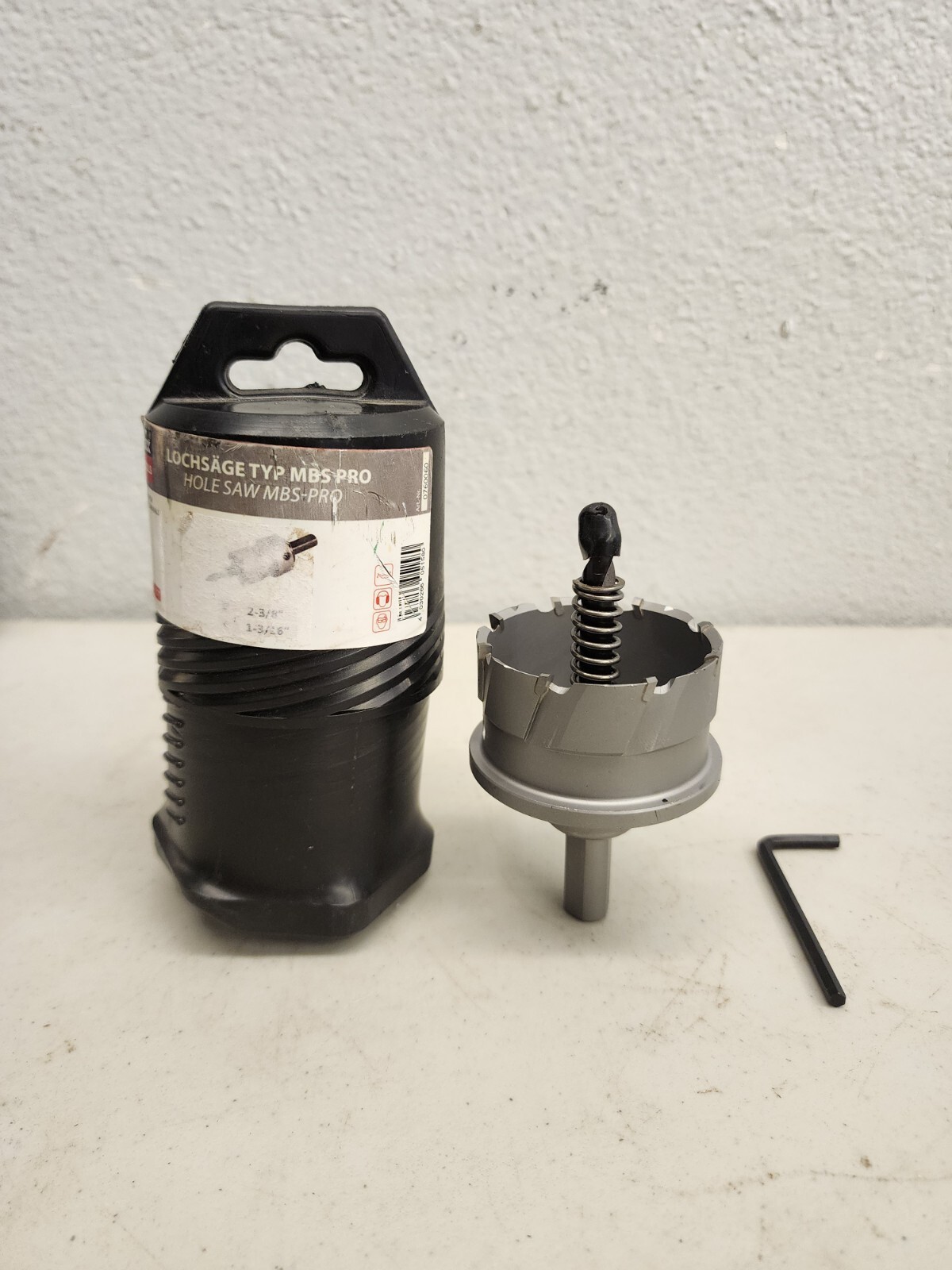 ALFRA HM-Lochsäge, Carbide Hole Saw Type MBS Pro 60.0 mm (2 – 3/8) P/N 0760060