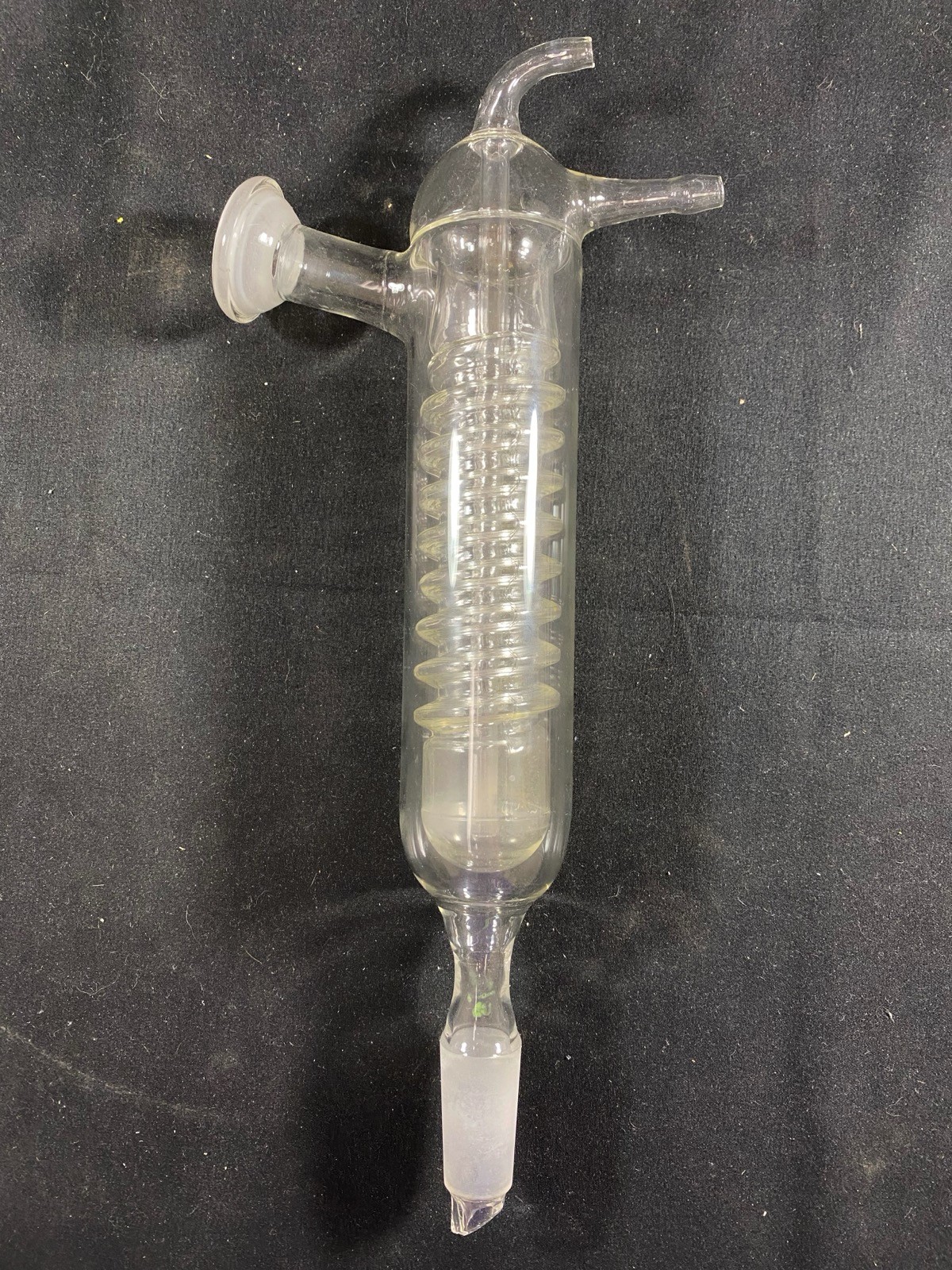 Laboratory Glass Friedrichs Condenser Spiraled 35mm Spherical Joint 360mm Length