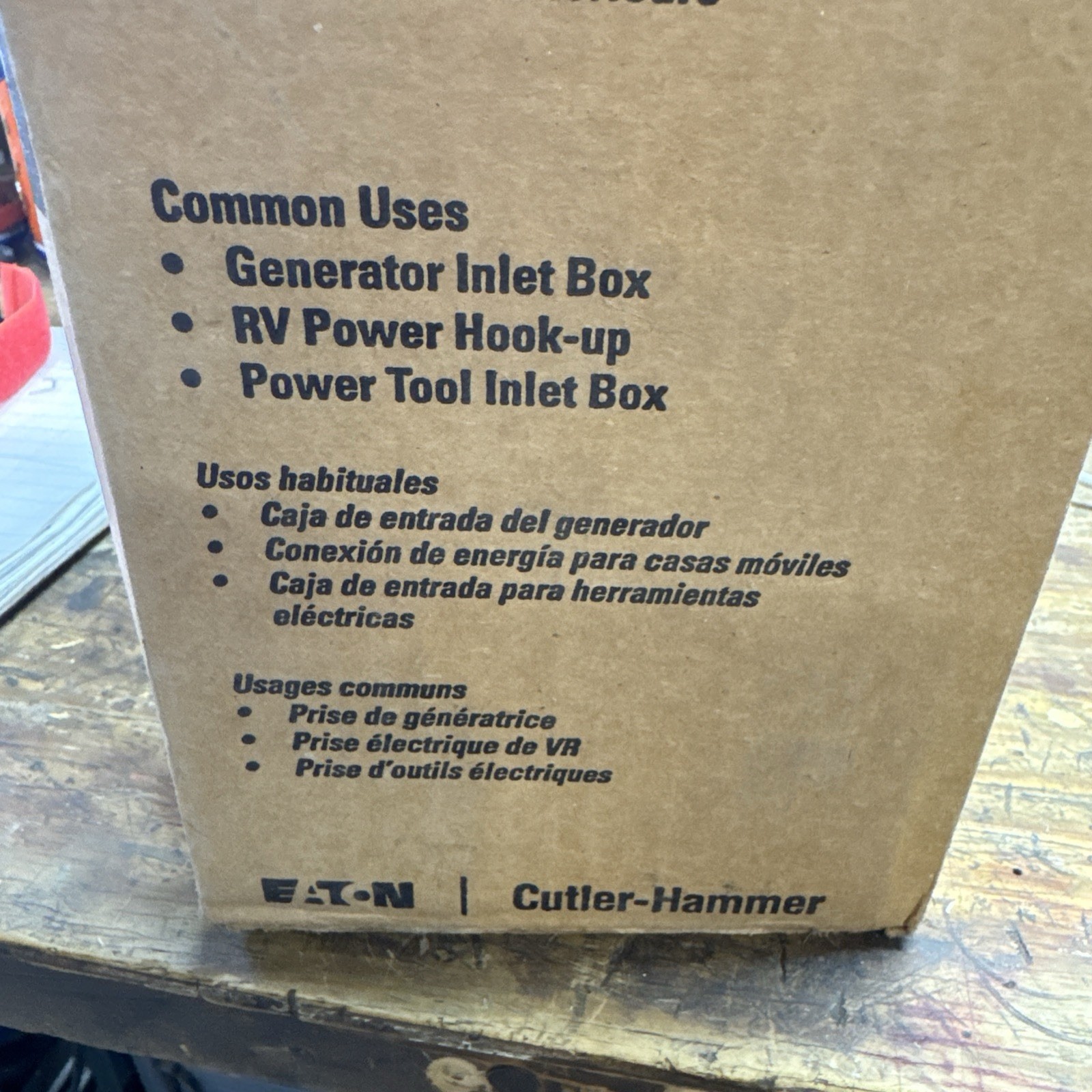 Eaton 30 Amp RV Power Outlet Box TT-30R Receptacle 3 Prong