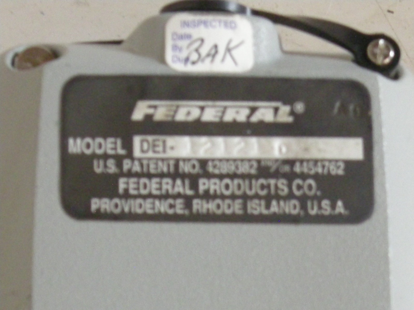 Federal/Maxum DEI-12121 D Digital Indicator +/_ .025″ 0.0005 graduations