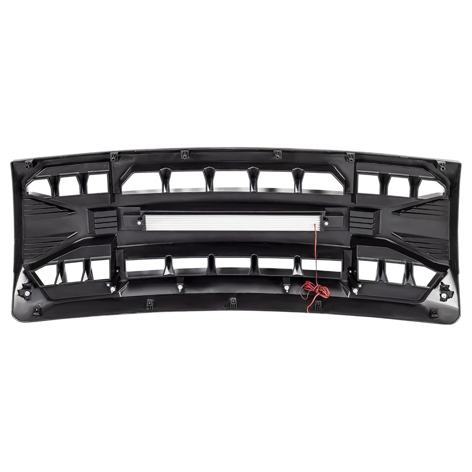 AMERICAN MODIFIED Front Armor Grille Compatible w/ 09-14 Ford F150, Glossy Black
