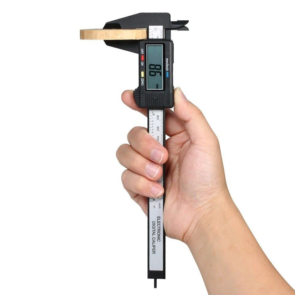 6» LCD Digital Vernier Caliper Micrometer Measure Tool Gauge Ruler 150mm