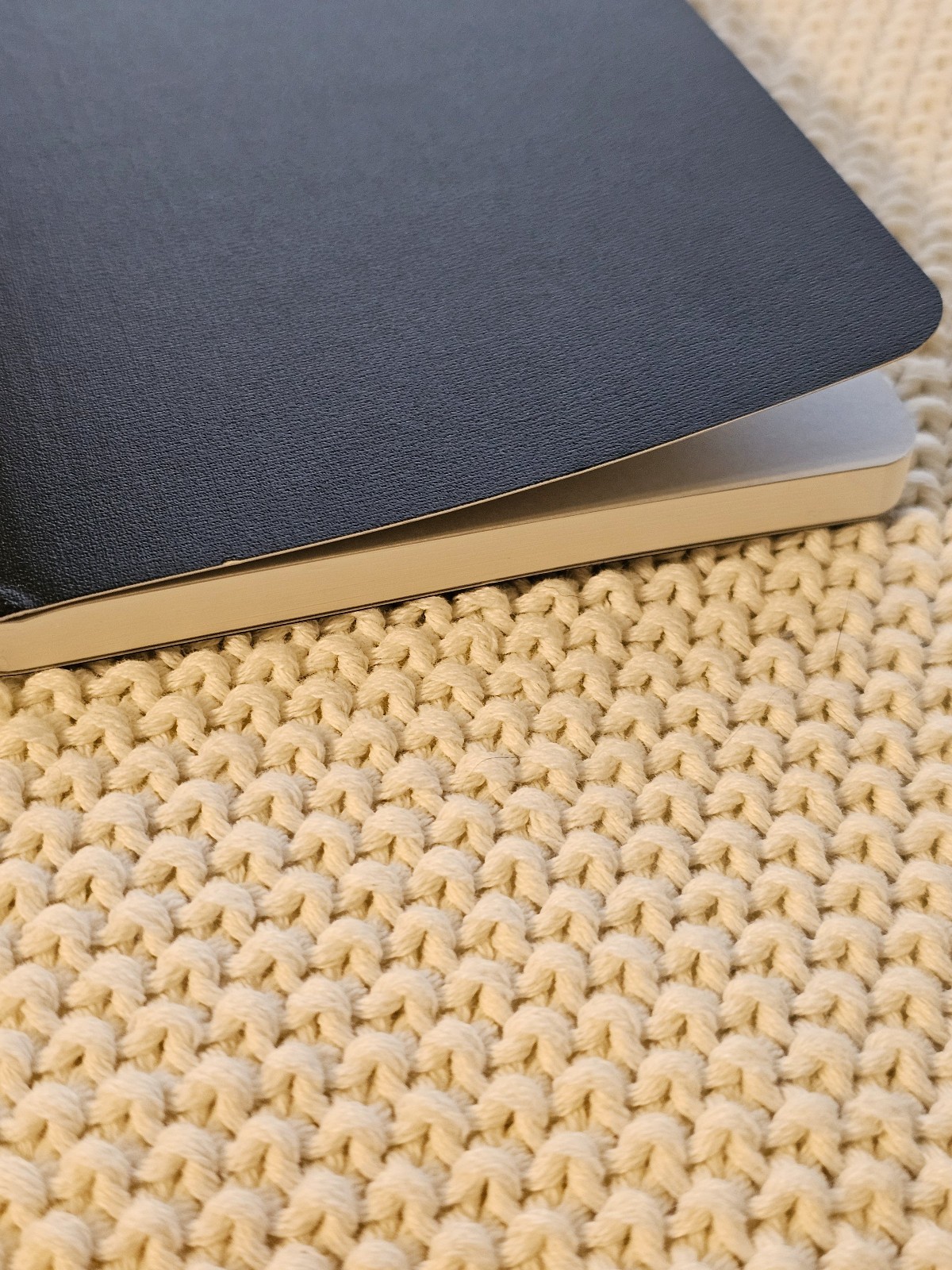 A6 Leather Slip Cover with Front Pocket w/ A6 Half Year Stalogy Included