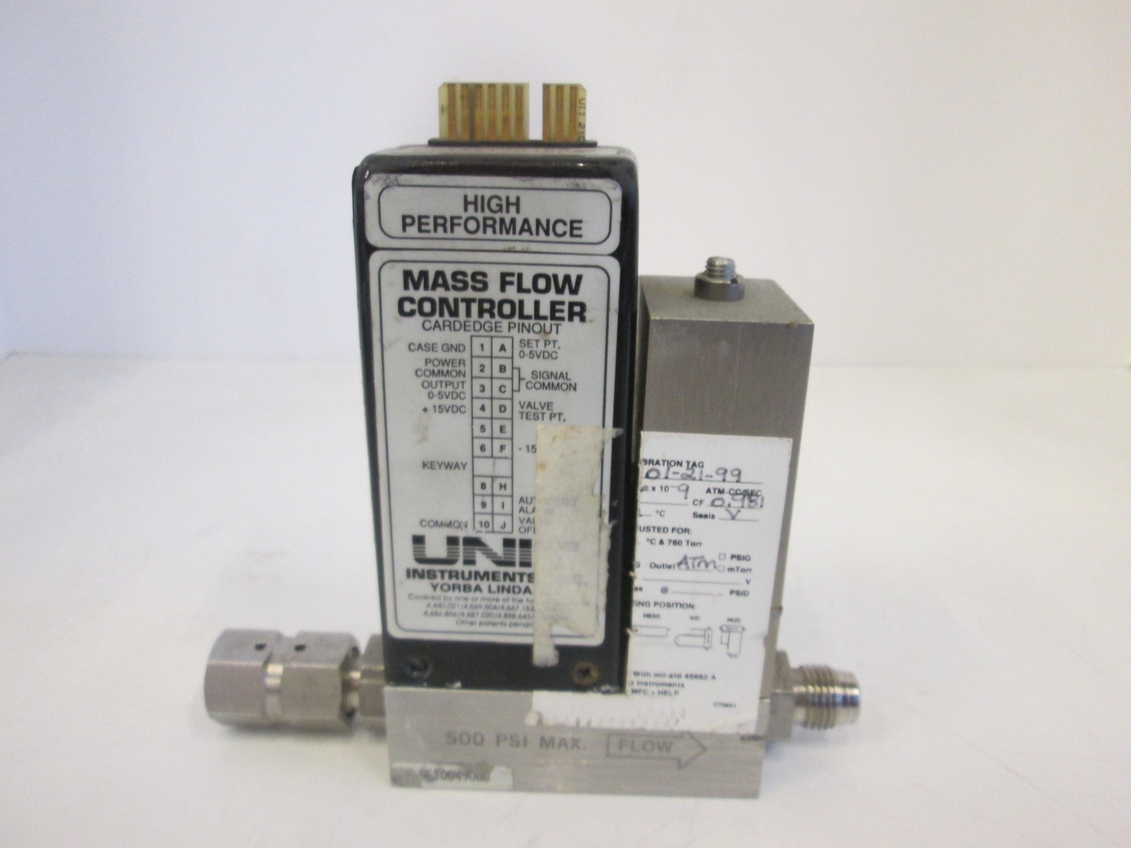 Unit Instruments, UFC-1110A, Mass Flow Controller, 15 SLM, N2, Used