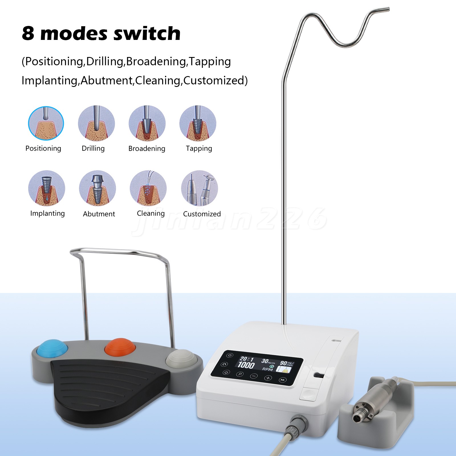 Dental Implant System Motor Surgical Brushless Motor 1:1 1:3 1:5 1:4.2 4:1 16:1