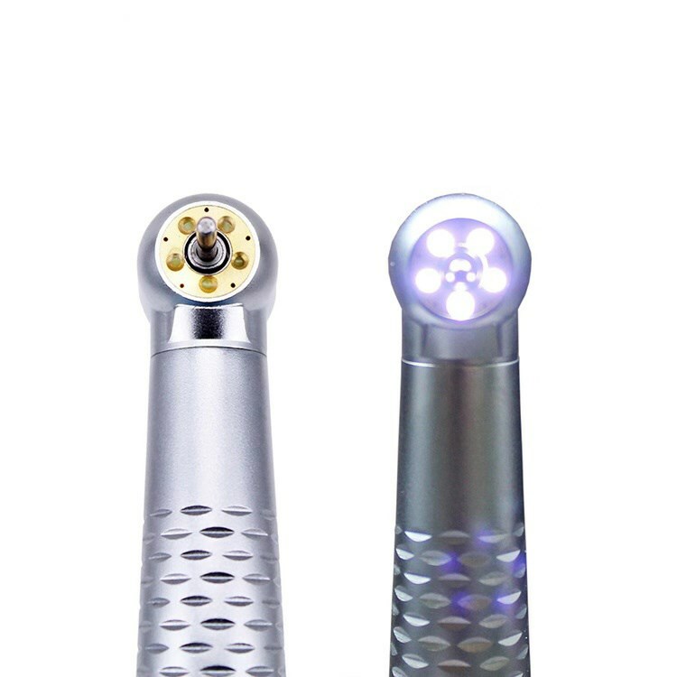 Dental Shadowless High Speed LED Handpiece 5 Water Spray Push Button Fit KAVO CE