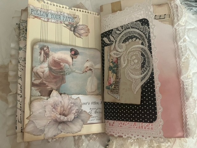 VINTAGE STYLE HANDMADE JUNK JOURNAL-«A Graceful Life»