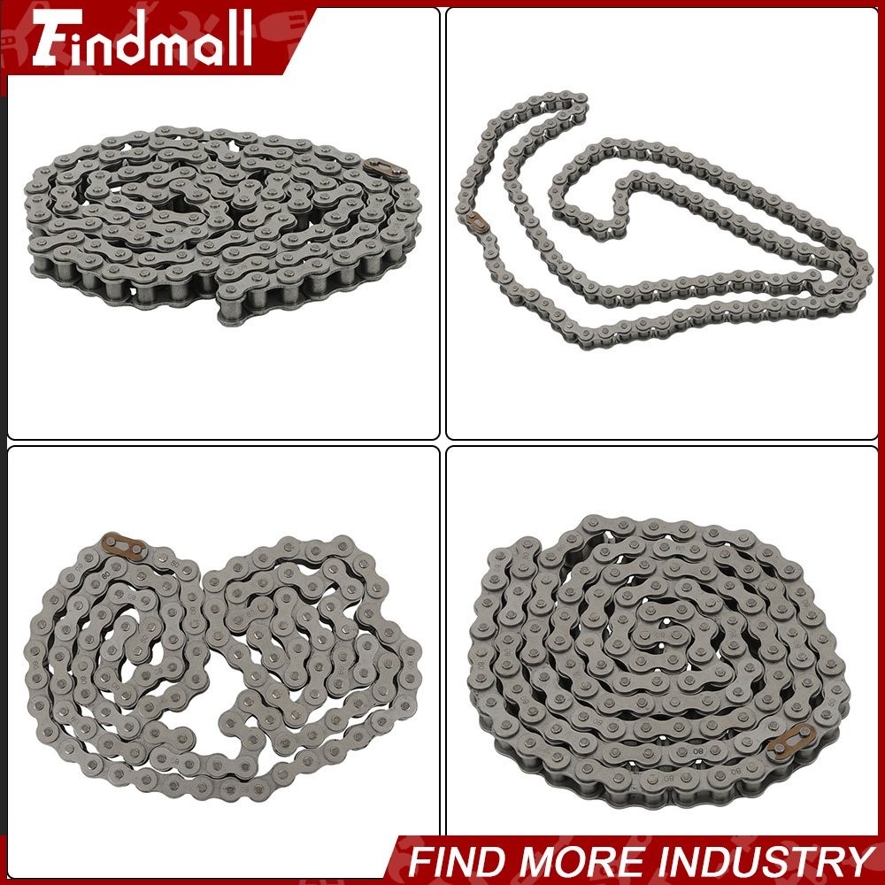 Findmall #80 Roller Chain x 10 feet + Free Connecting Links 1 connector