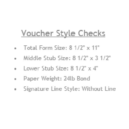25 Blank Check Stock Paper – Check on Top – Burgundy
