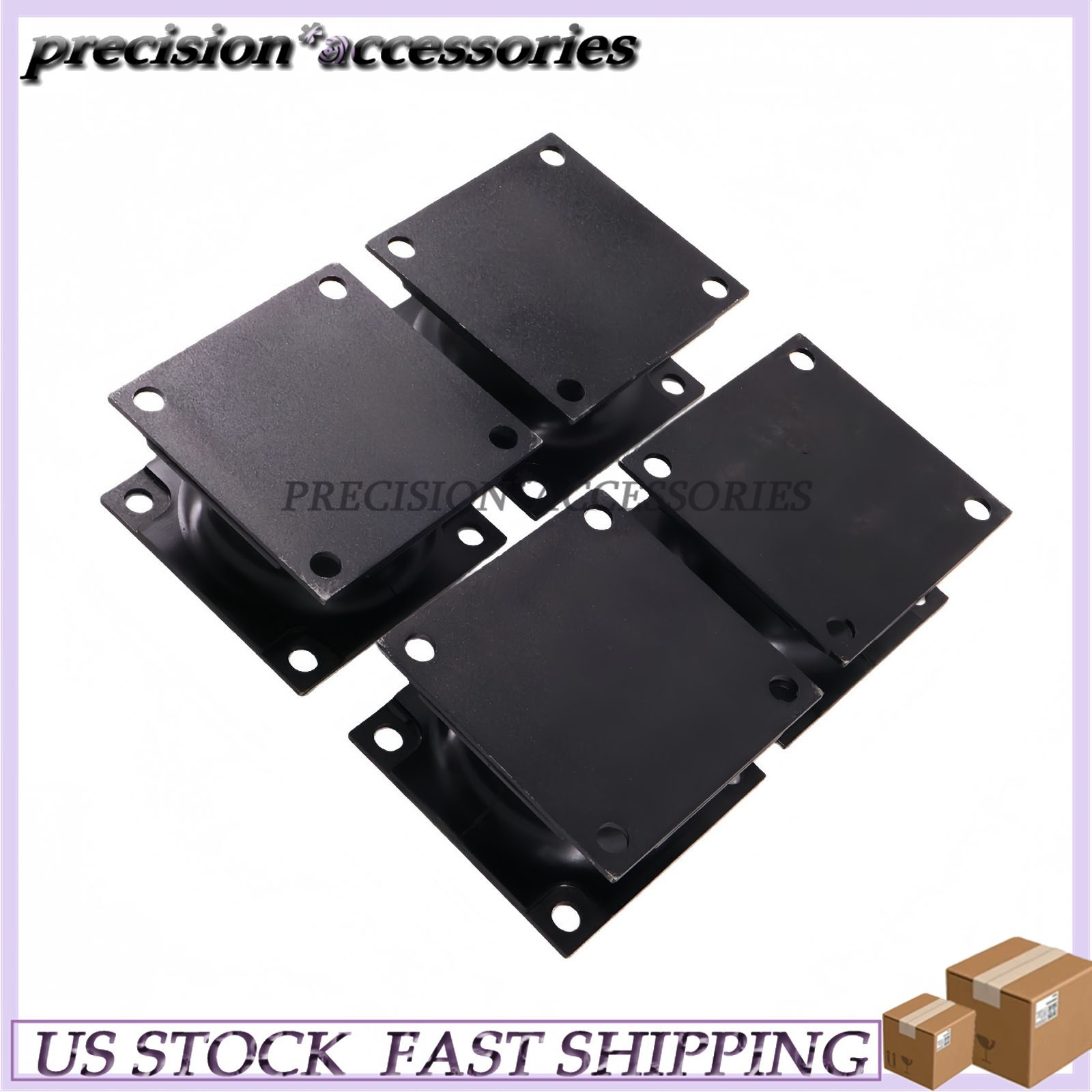 4PCS Vibratory Plate Compactor Rubber Isolator Shock Mount For Bobcat PCF64