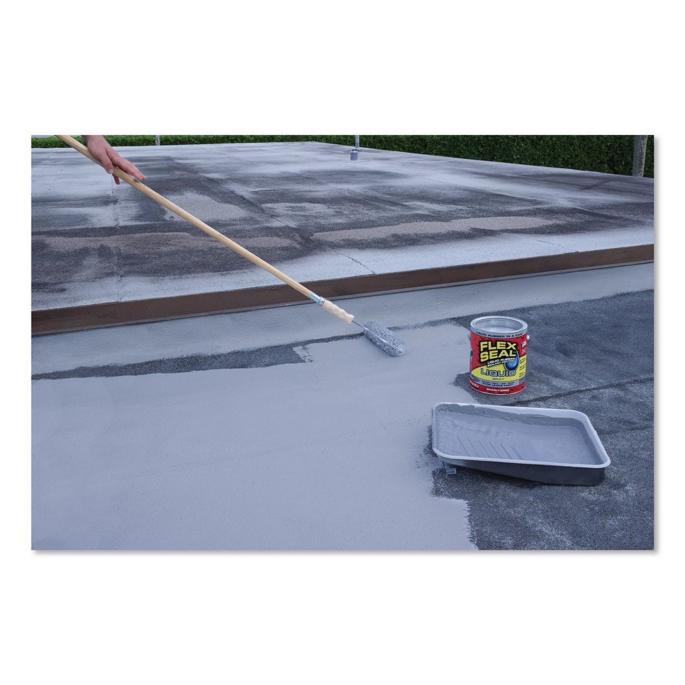 Flex Seal Products US855GRY012 1-Gal Can Sealant Coating Liquid – Gray 2/CT New