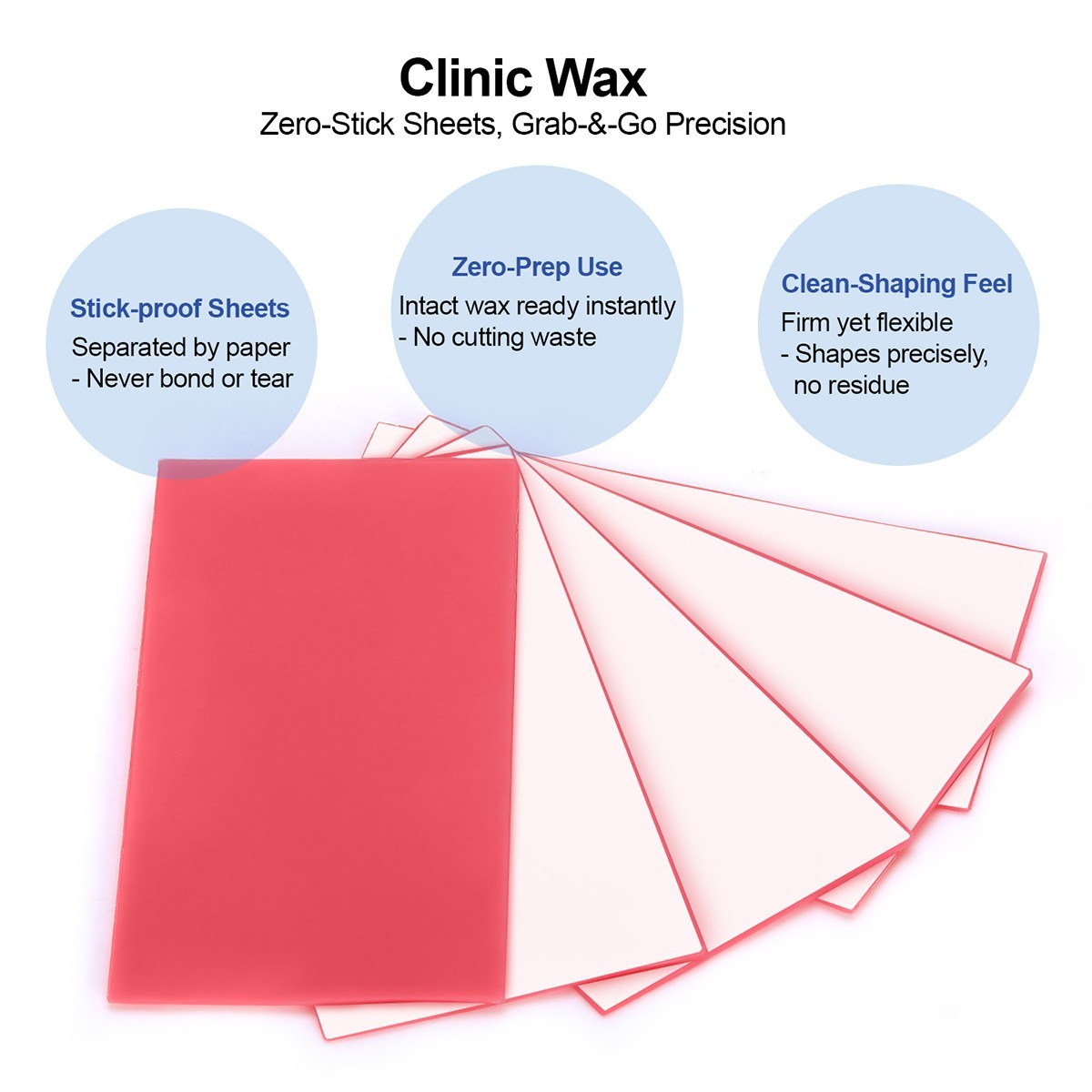 18 Sheets Dental Base Plate Perfect Wax Pro Pink All Seasons For Lab and Jewlery