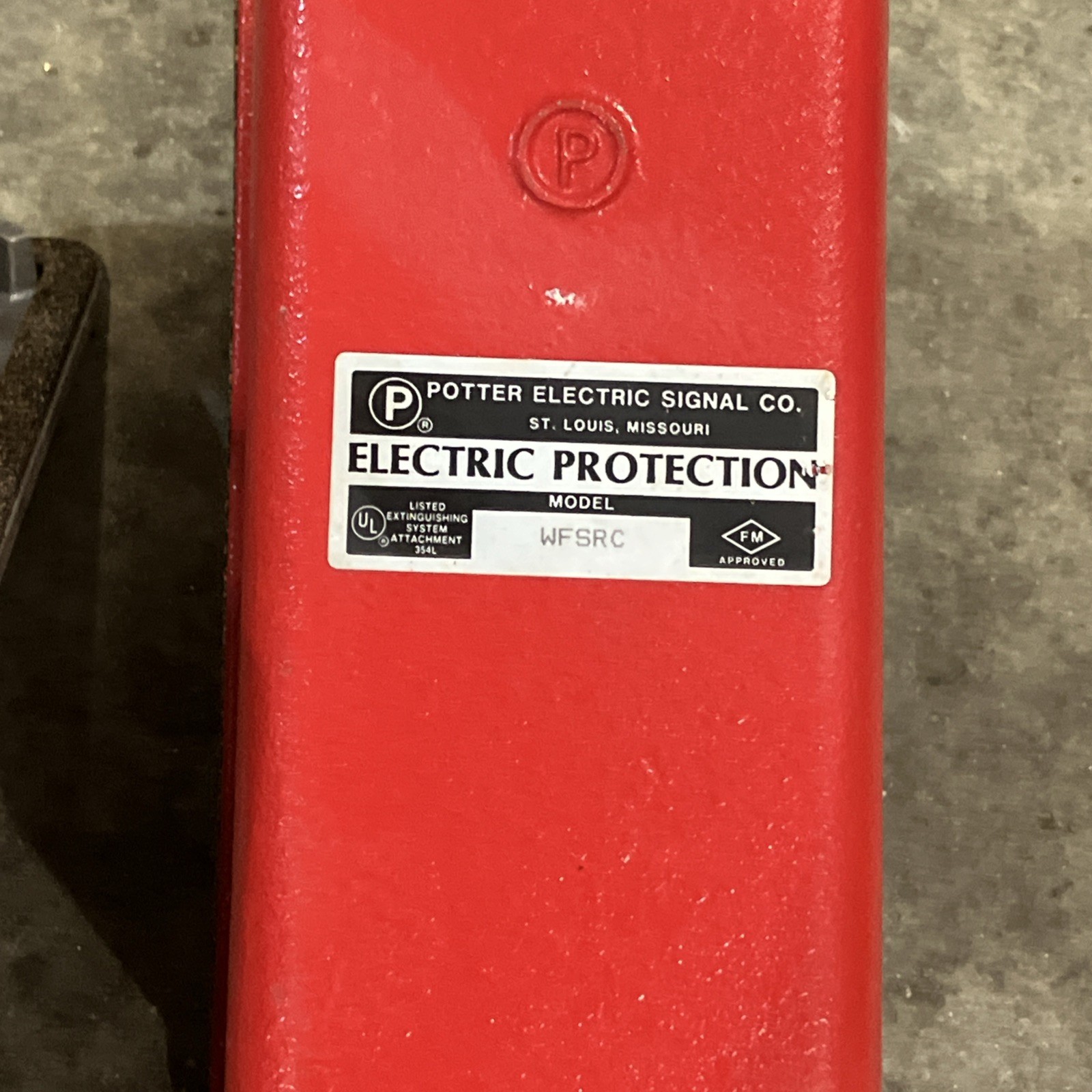 Potter Electrical Signal Co. Electric Protection WFSRC Model LOT OF 2