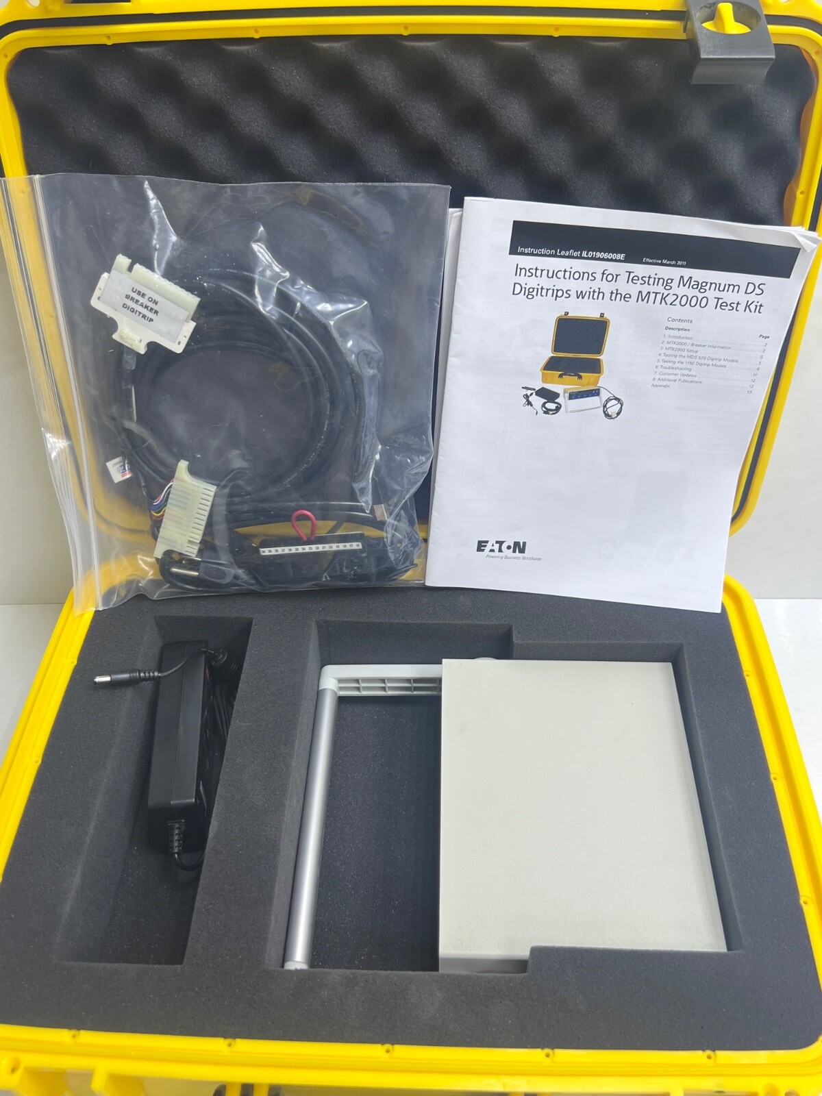 Eaton MTK2000 Test Kit for Magnum DS Digitrip Cutler Hammer, Trip Unit Test Kit