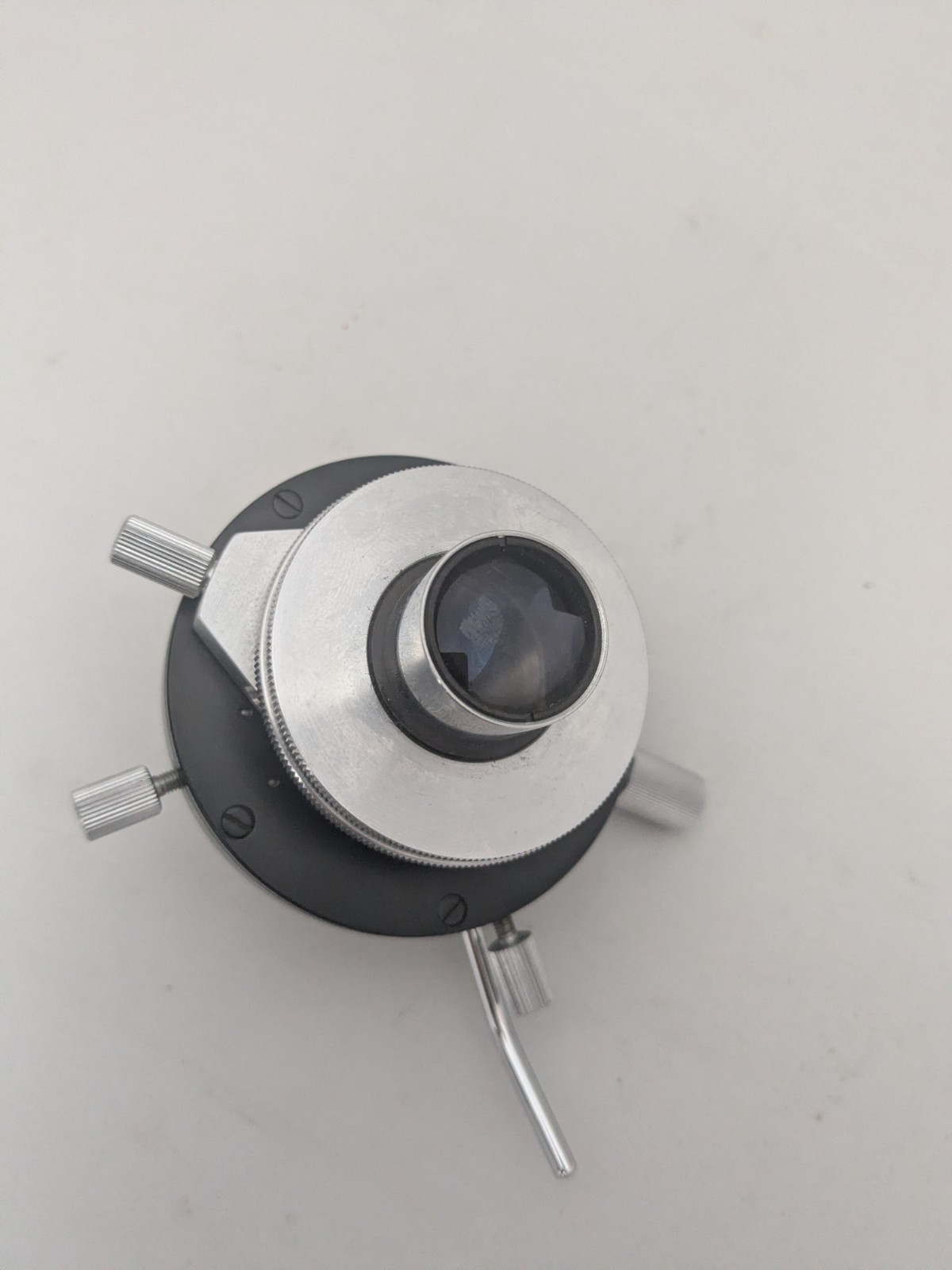 Leitz Wetzlar Microscope Flip Top Condenser Assembly