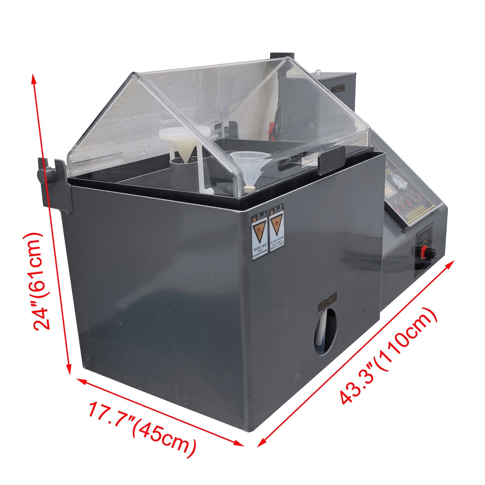 Salt Spray Testing Chamber Lab Salt Fog Spray Corrosion Test Equipment Tool 47L