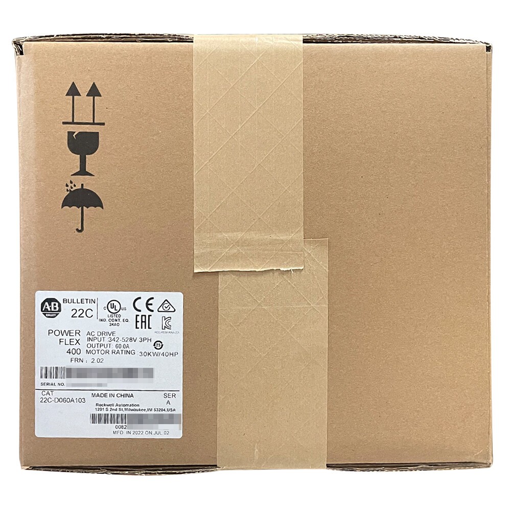 NEW AB 22C-D060A103 Powerflex 400 AC Drive 40HP Surplus SEALED US Free Tax
