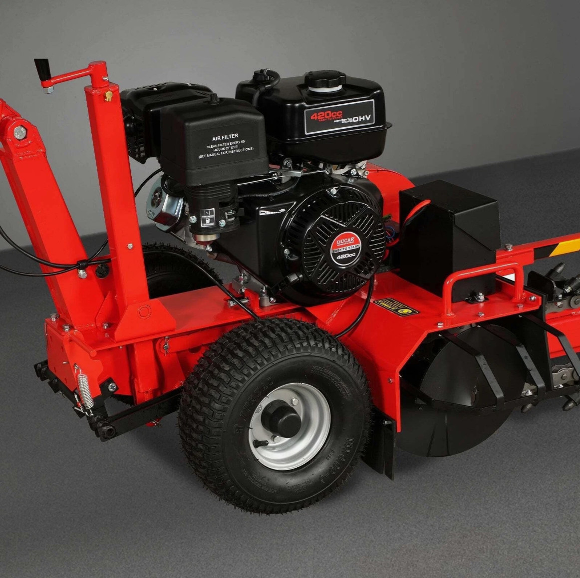 MechMaxx 420cc 15HP E-Start Trencher 24” Trench Depth/4” Trench Width, TCR1500