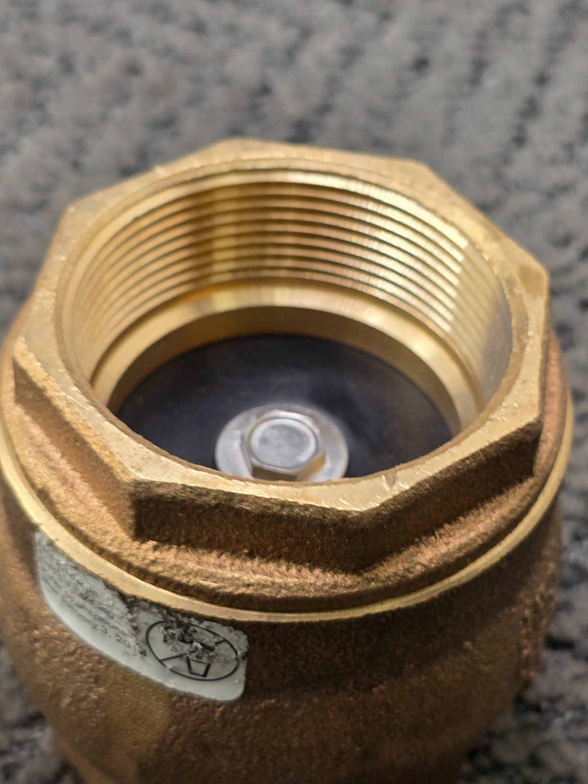 Nibco 2″ Solder Brass Ring Check Valve 250 CWP Threaded Bore Replacement