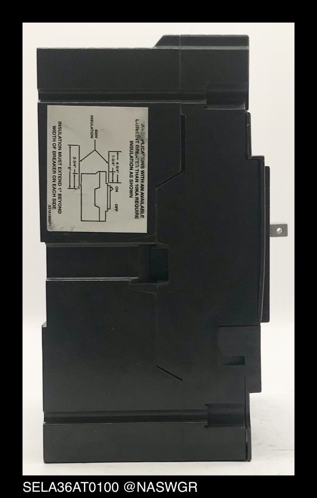 GE Spectra RMS SELA36AT0100 Circuit Breaker ~ 100 Amp – Tested/1Yr Warranty