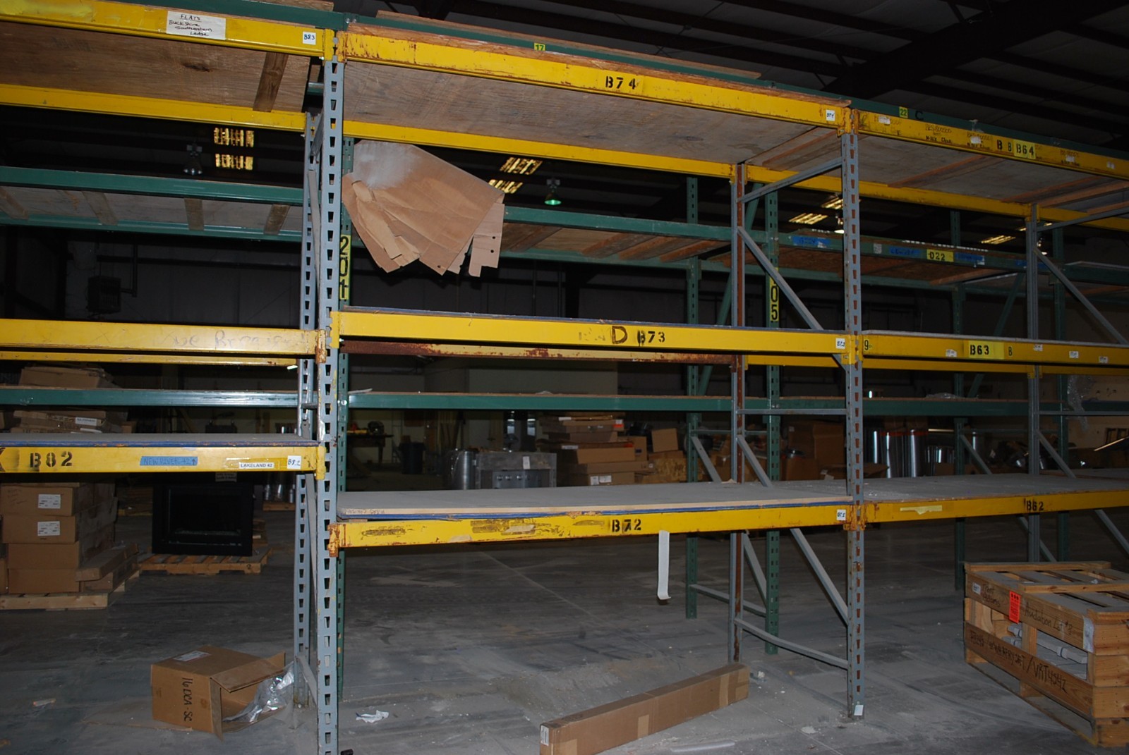 keystone style pallet racking