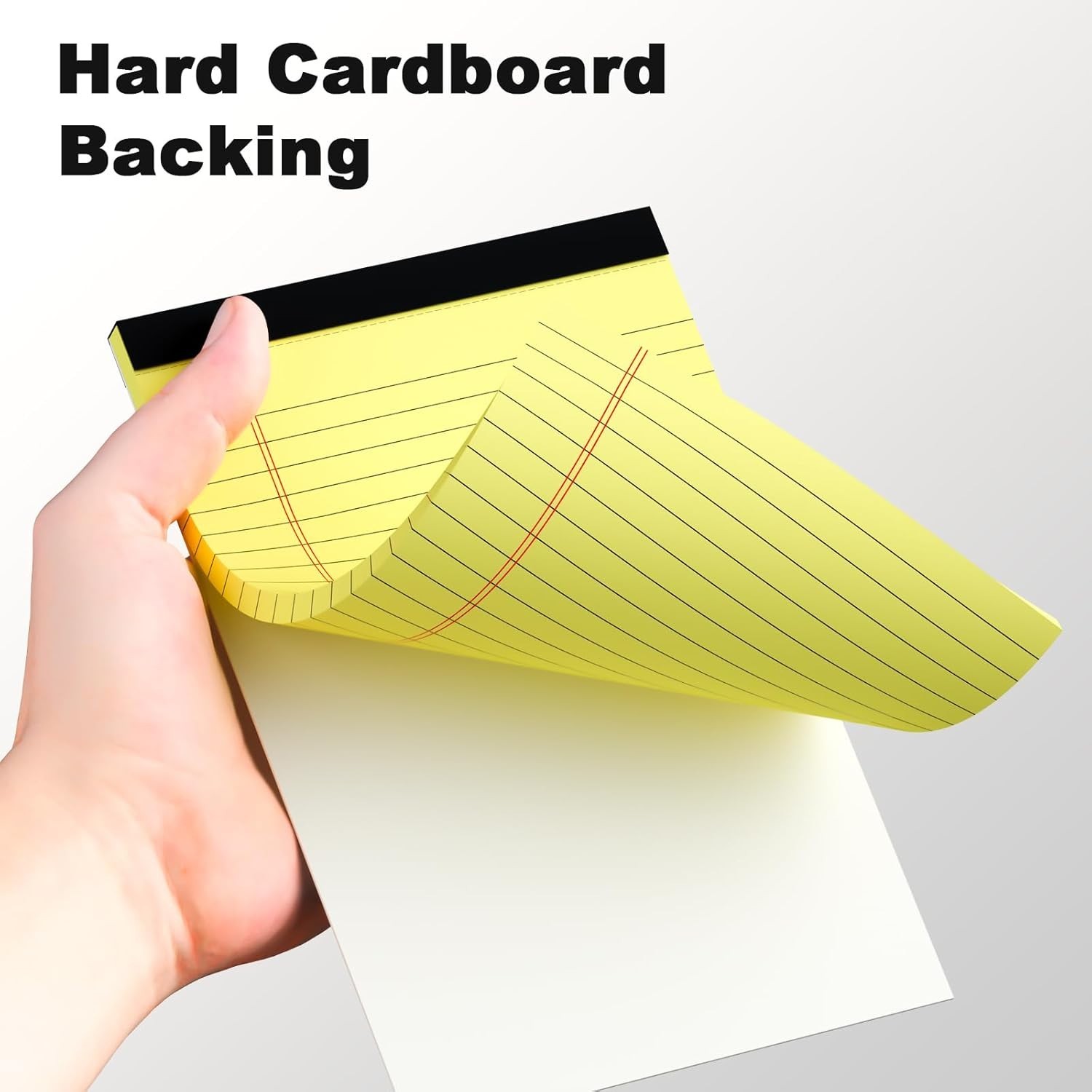Versatile Yellow 5×8 Notepads – 6 College Ruled Pads for Everyday Use