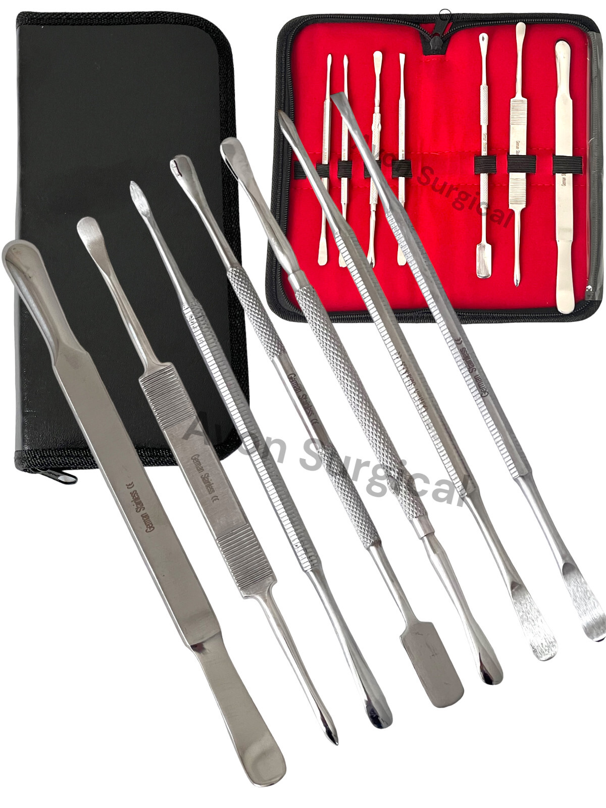 Periosteal Elevator Kit 7 Pieces With Pouch Case Basic Dental Set Tools-ArTLaB