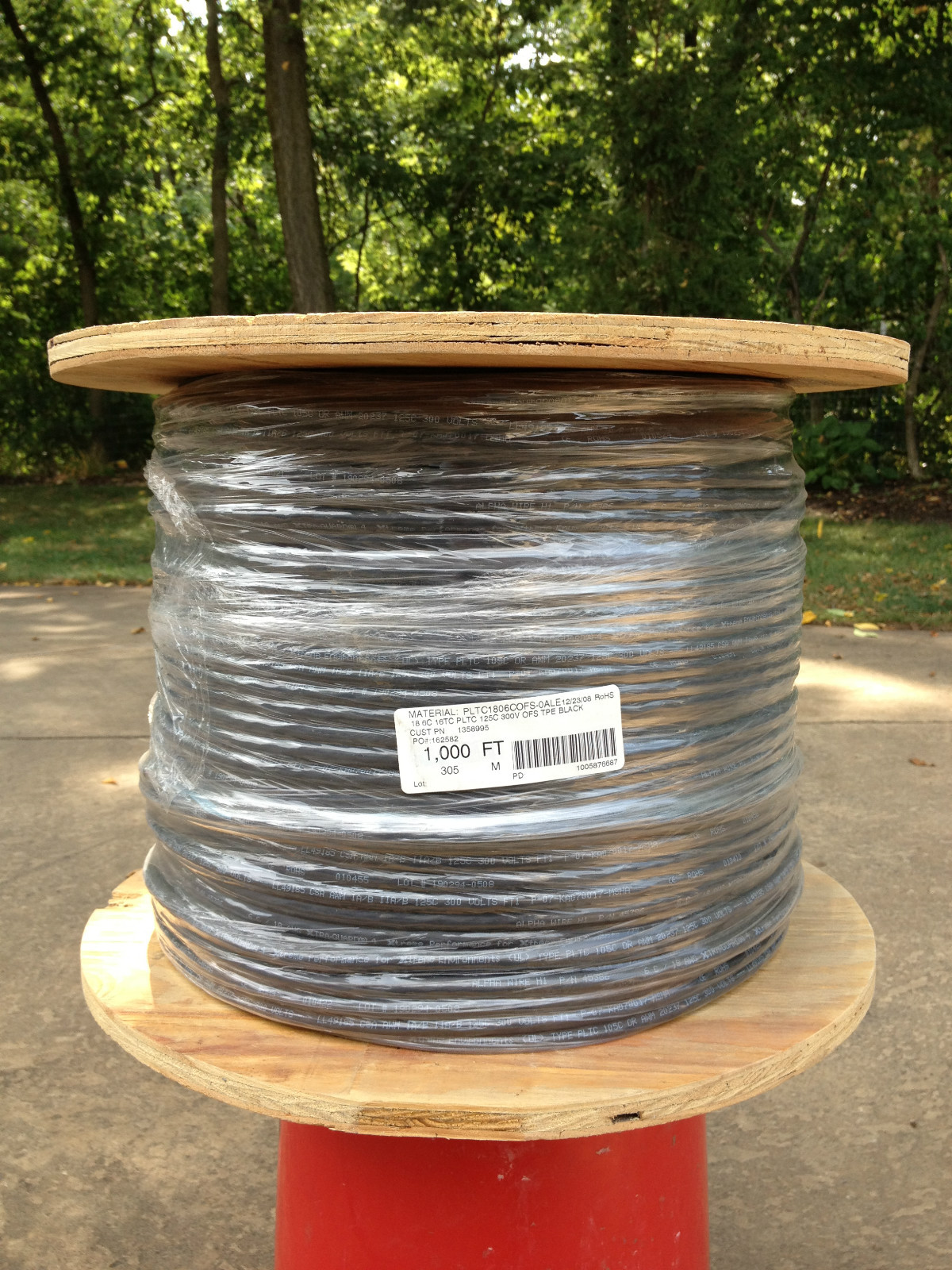 New 18 AWG – $.50 per Foot – Stranded 6 Conductor – 300V –High Performance Wire