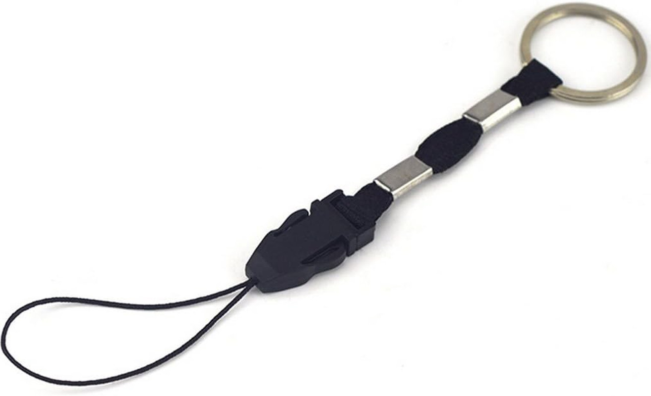 10 Pcs Nylon Finger Short Lanyards with Circular Ring Detachable,For USB