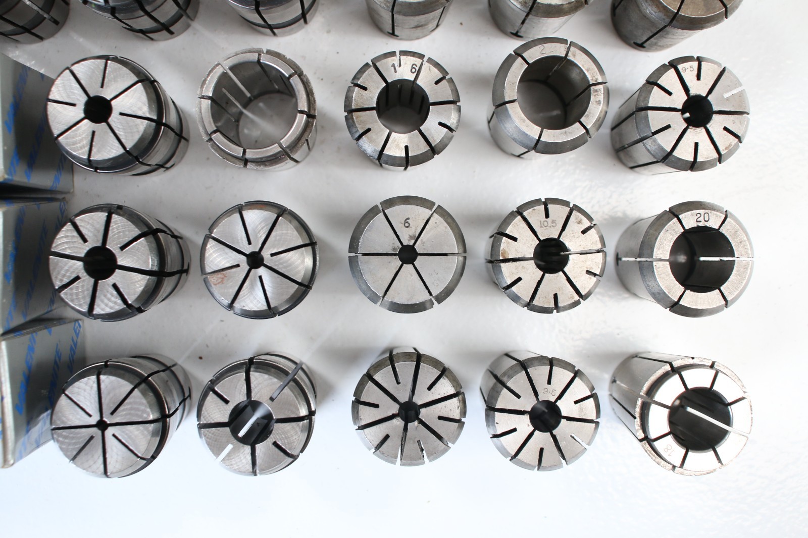 Valenite and others VDF10 collet lot