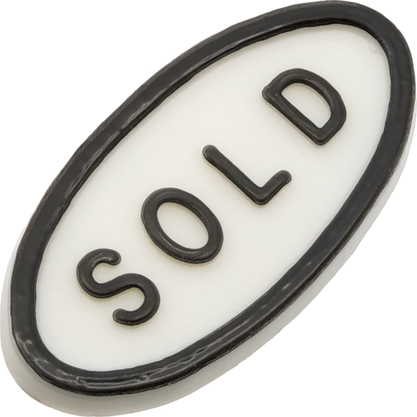 Oval Sold Tags 7/8″ x 3/4″ Dia. Pack of 100
