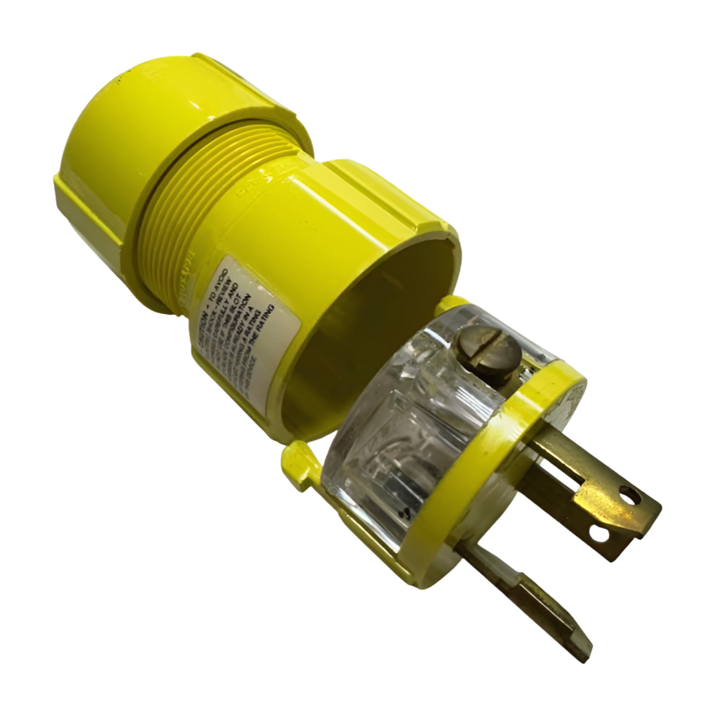 Slater Medalist 3331-P SST Locking Cord Cap Male Plug, 3-P, 3-W, 30A, 125/250V