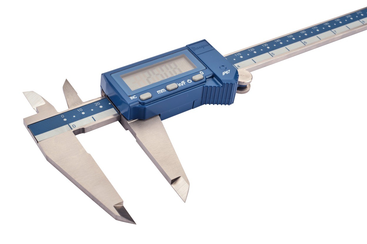 DASQUA 0-300MM/0-12″ LARGE SCREEN IP67 DIGITAL CALIPER (2015-1015)