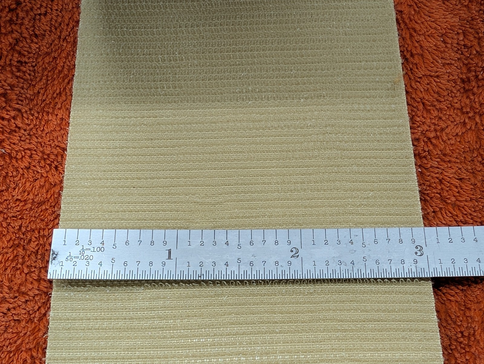 5 yards of 3″ Wide VELCRO Brand, HOOK Side Only #081 Tape 8223 169998, Beige 200