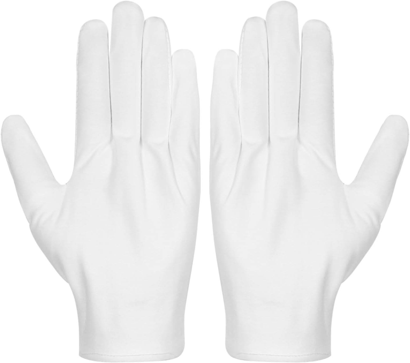 Cotton Gloves, 3 Pairs White Cotton Gloves Gloves for Women Men Eczema Dry Ha…