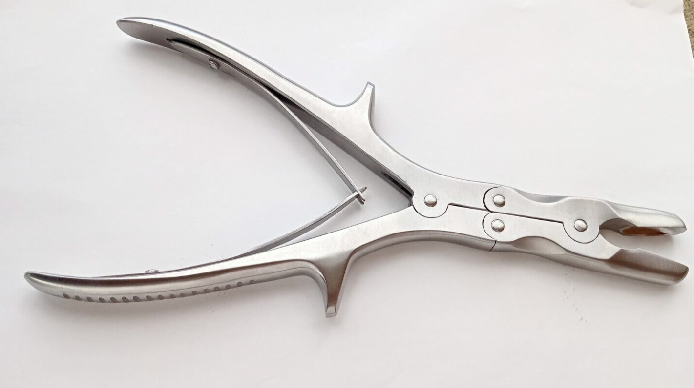 Stille-Luer Bone Rongeur Double Action 8.75″ Curved German Grade