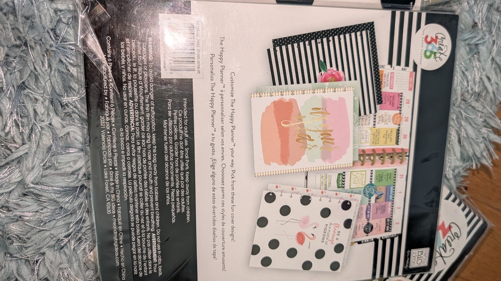 Create 365 The Happy Planner Planner Covers Lot Of 4 Packs( 1 Not Packaged)