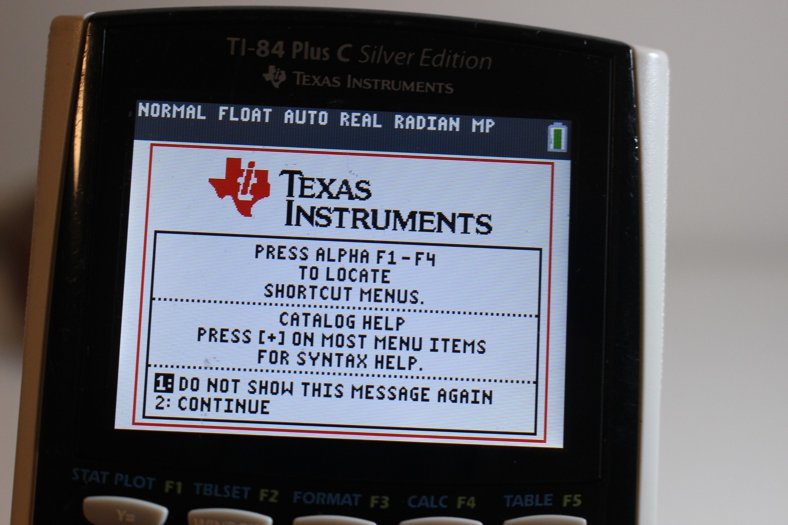 Texas Instruments TI-84 Plus C Silver Edition Graphing Calculator – Working