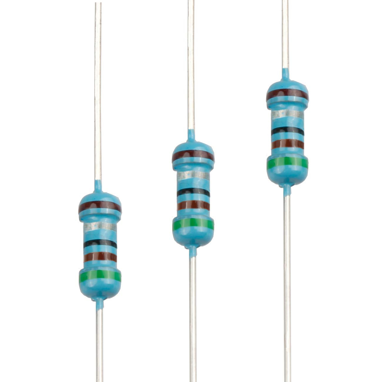 100Pcs 2.4 Ohm Resistor 1/4W (0.25 Watt) ±1% Tolerance Metal Film Fixed Resistor
