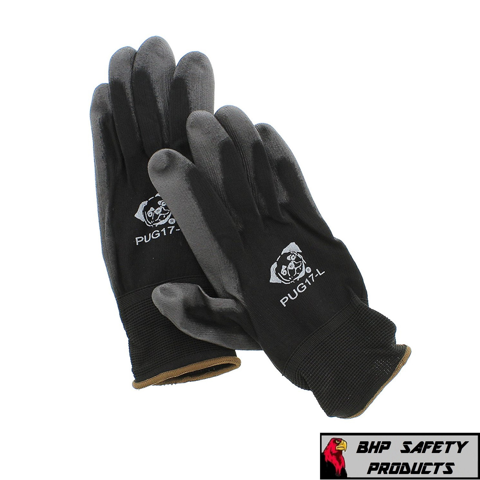 GLOBAL GLOVE PUG17-L POLYURETHANE PU COATED WORK GLOVES SIZE LARGE (144 PAIR)