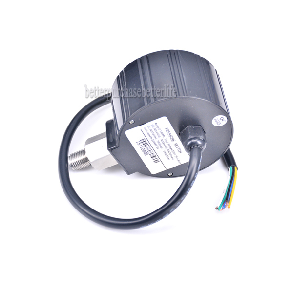 Digital Pressure Switch, 0 to -0.1Mpa Air Negative Vacuum, 240VAC G1/4 0.5%FS