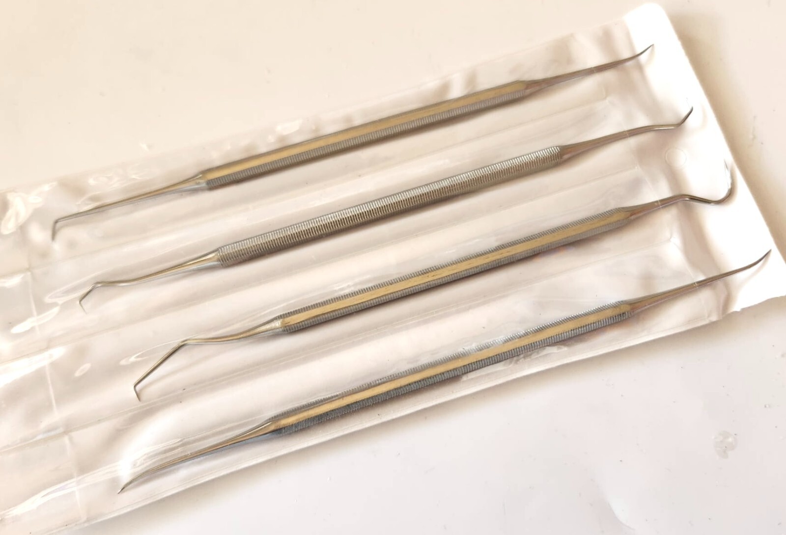 Dental Pick Set 4 PCS – Stainless Steel Dental Tools Kit Teeth Cleaning Tool