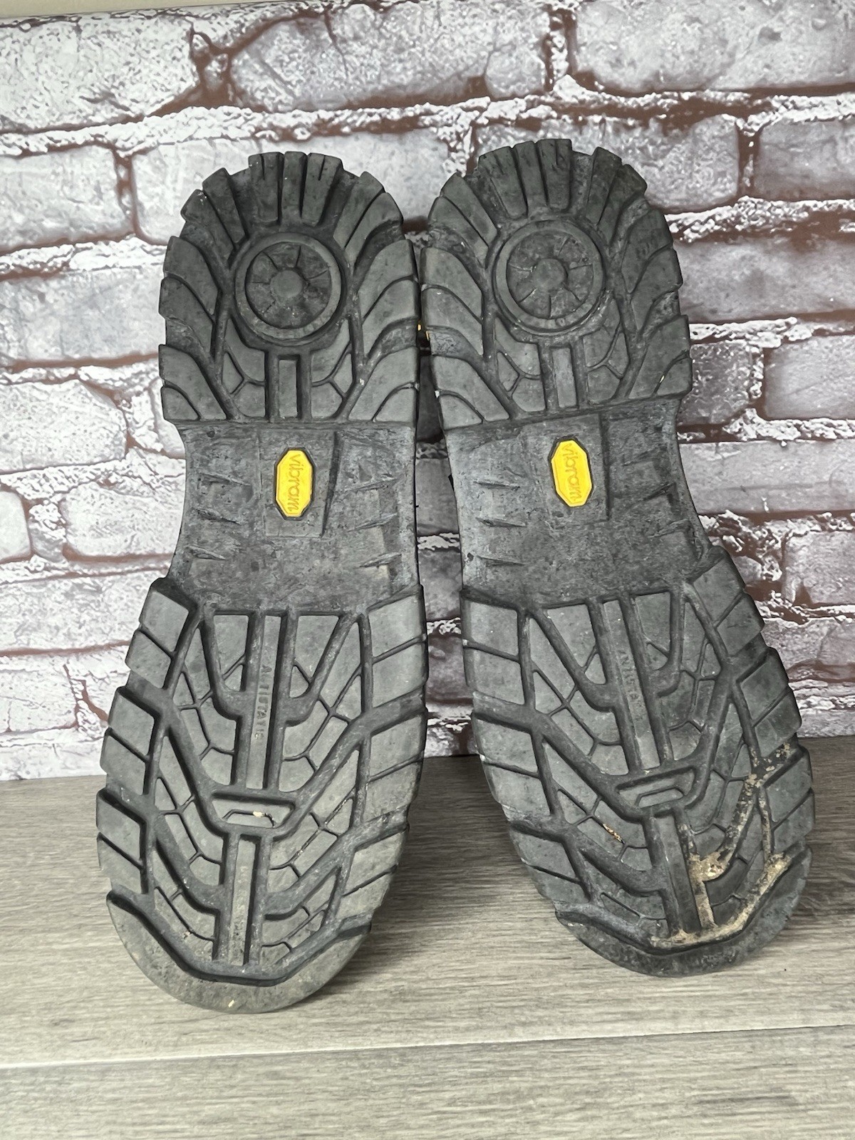 Artec Vibram Black Nubuck Industrial Steel Toe Work Shoes Men’s Sz 10.5M US/44EU