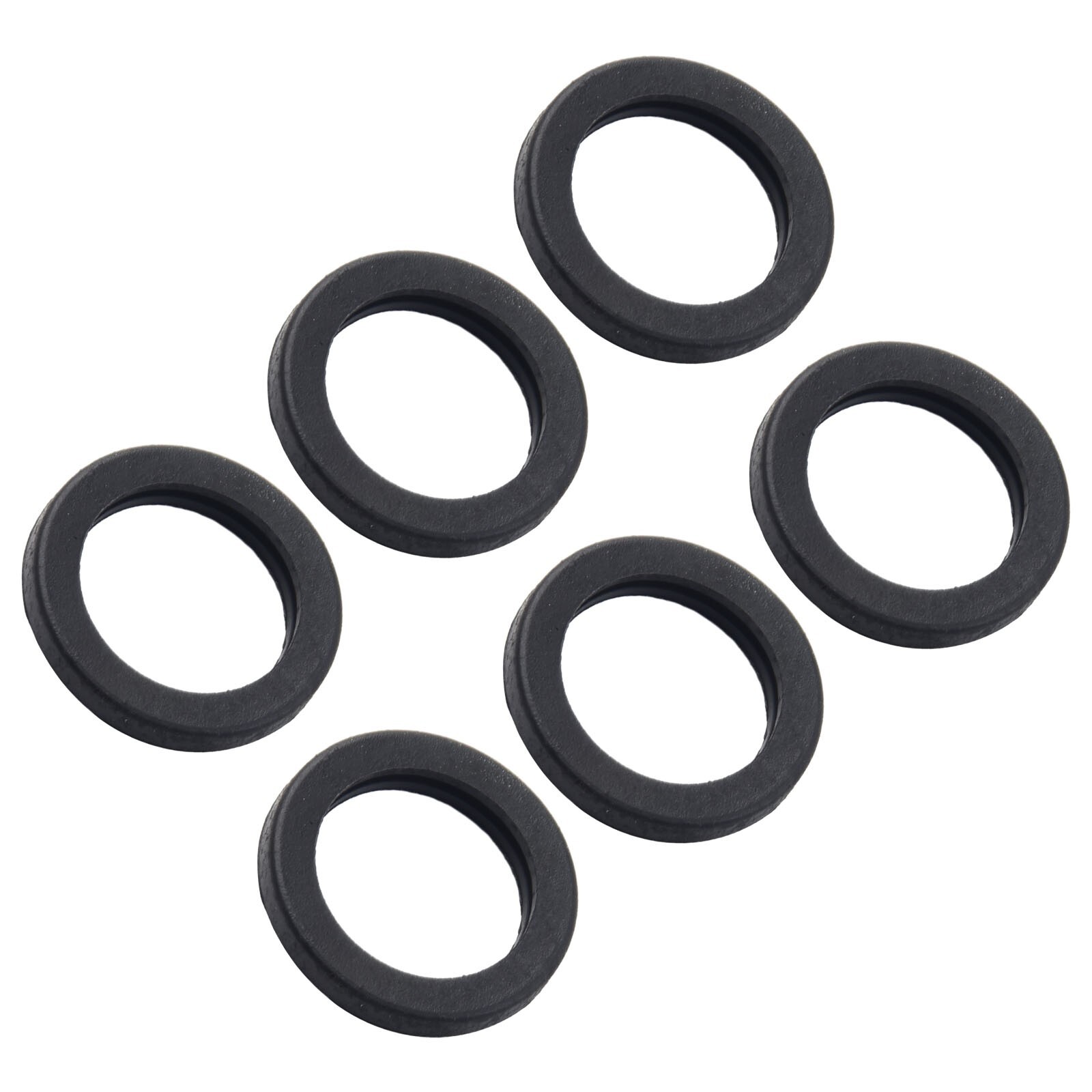 6pcs Gas Tank Gasket With U-seal Groove Metal Tank Gas Cap Gasket Spout Rubber