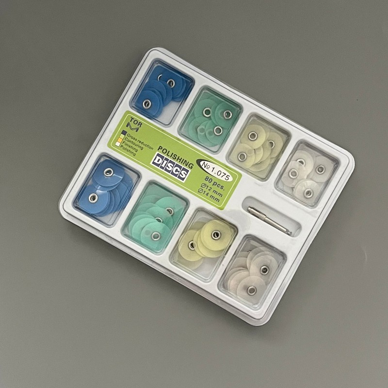 Dental Composite Resin Finishing & Polishing No.1.075 Disc + Strip + Mandrel