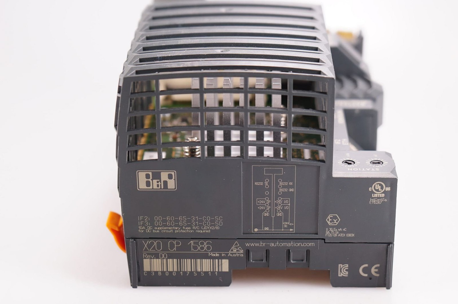 B&R X20CP1586 CENTRAL PROCESSING UNIT CPU X20 CP 1586 Control Rev. DO
