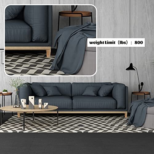 2″ Round Solid Wood Furniture Leg Set of 4 Mid-Century Modern Sofa 2” 4sets