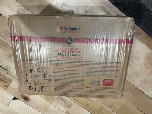 SC Johnson Multi-Surface Floor Finish Plus Sealer, Light Fresh Scent, 5 gal Bag