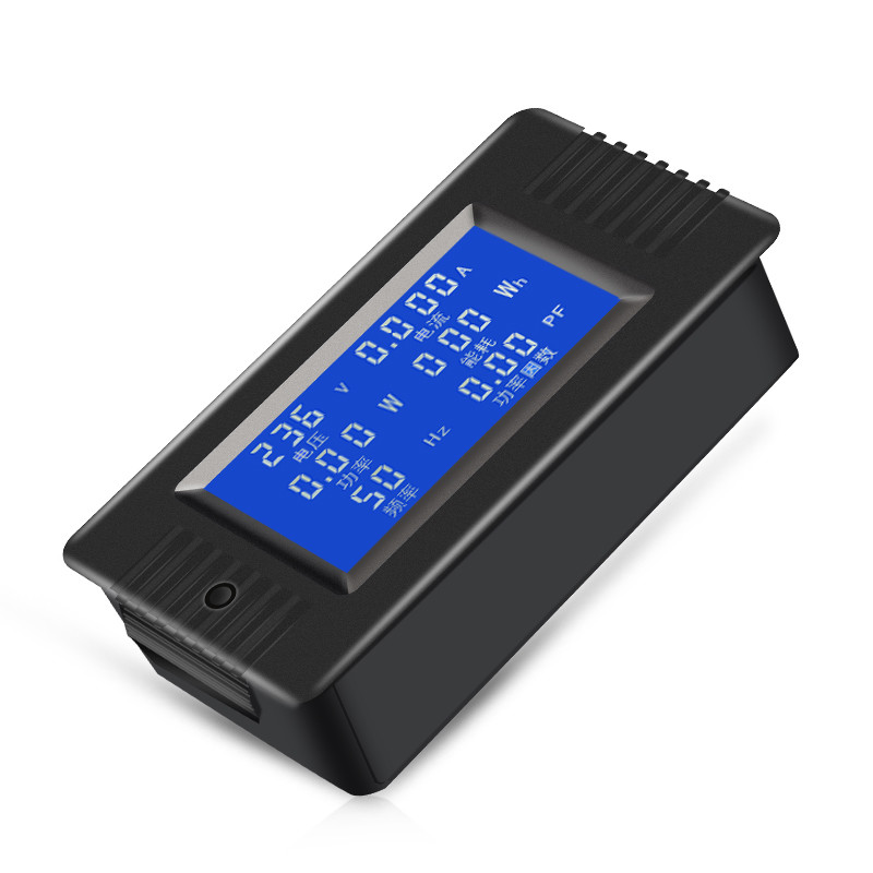AC 80-260V 5A 10A 100A Voltage Amp Frequency Power Factory Energy Panel Meter